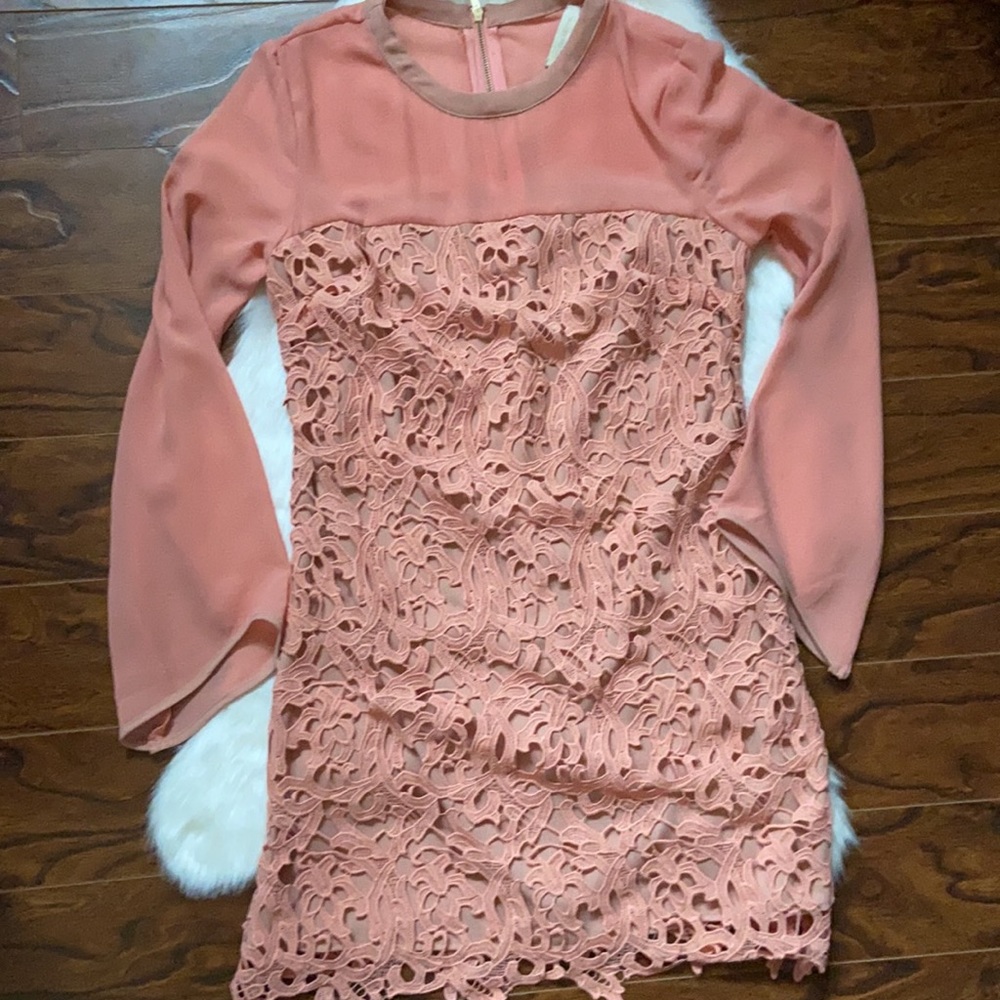 Dance&Marvel blush/rose/peach coloured dress NWOT - Picture 9 of 9